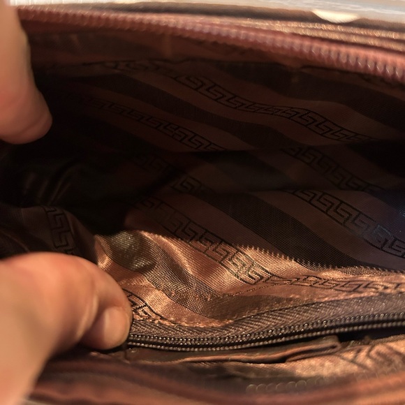 Rare KATE SPADE Brown with White Polka Dot Women Small Handbag - Picture 5 of 6